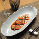 Travessa Oval Funda Orgânica Echo Branca 32cm - Ela Decora