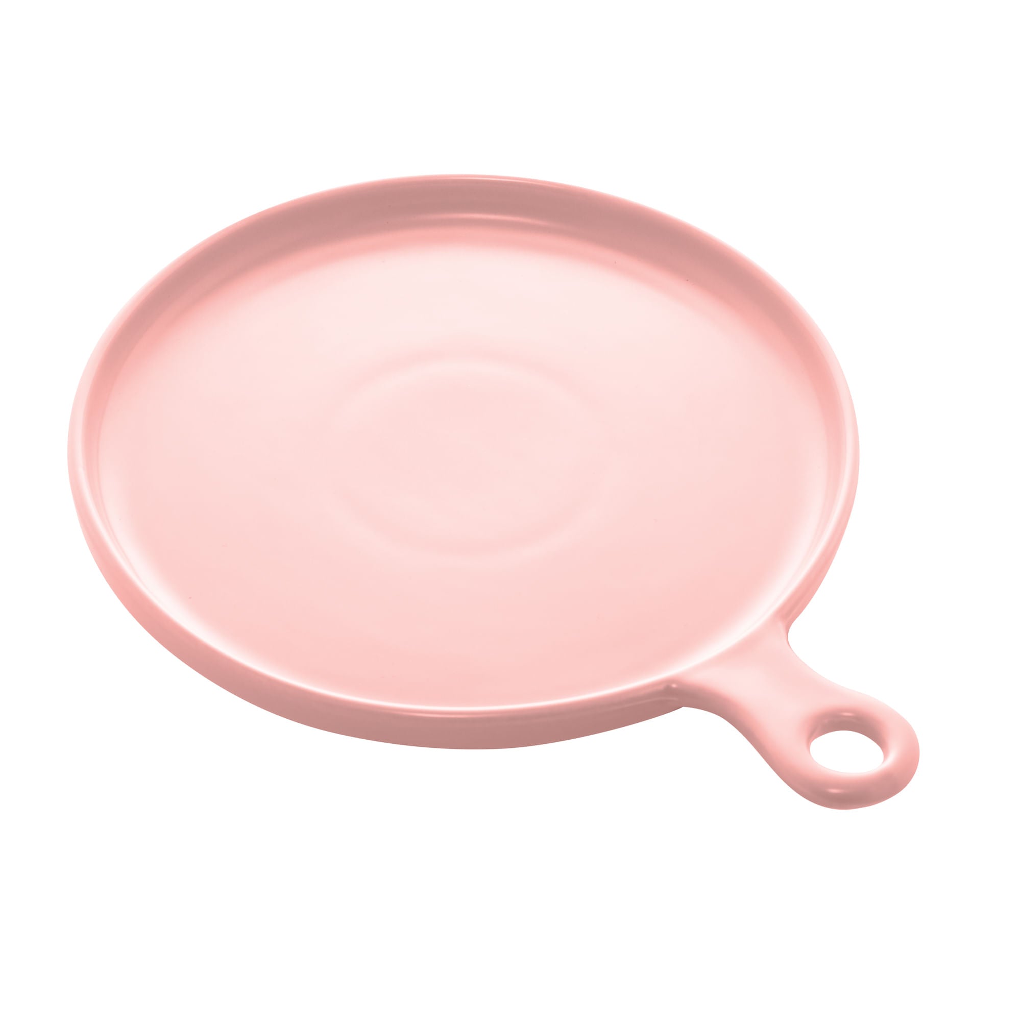 Travessa Panelinha Redonda Porcelana Nordica Rosa Matt - 26 cm - Ela Decora