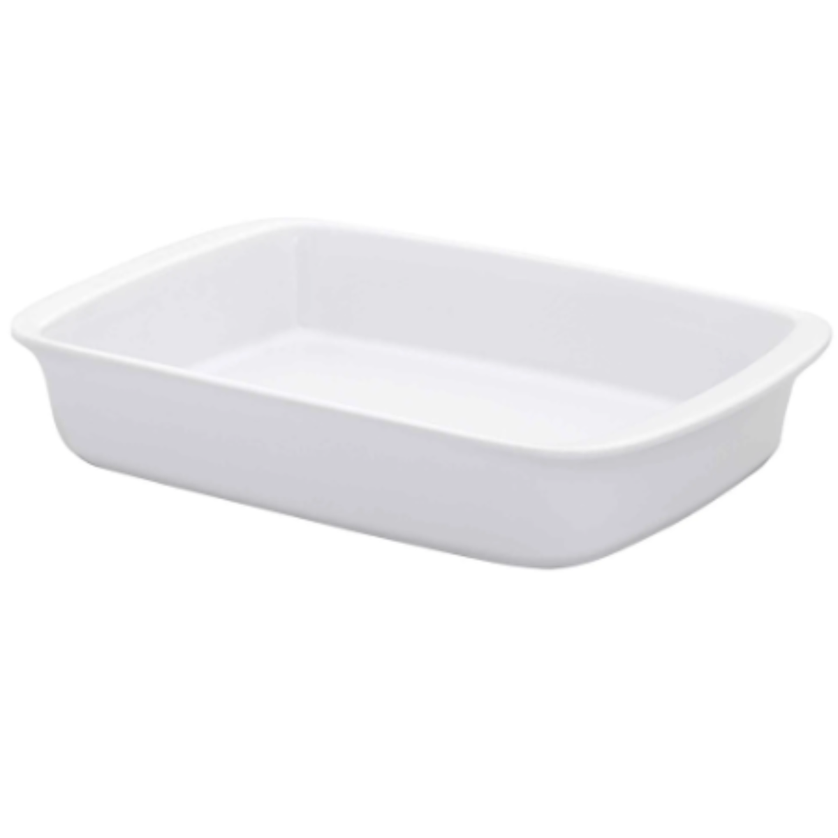 Travessa Refratária Tango Branca Grande 40cm - Ela Decora