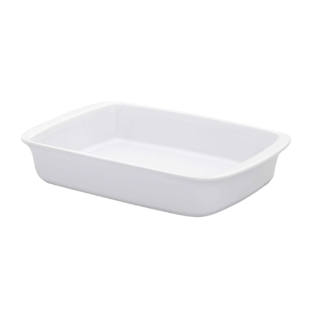 Travessa Refratária Tango Branca Média 34cm - Ela Decora