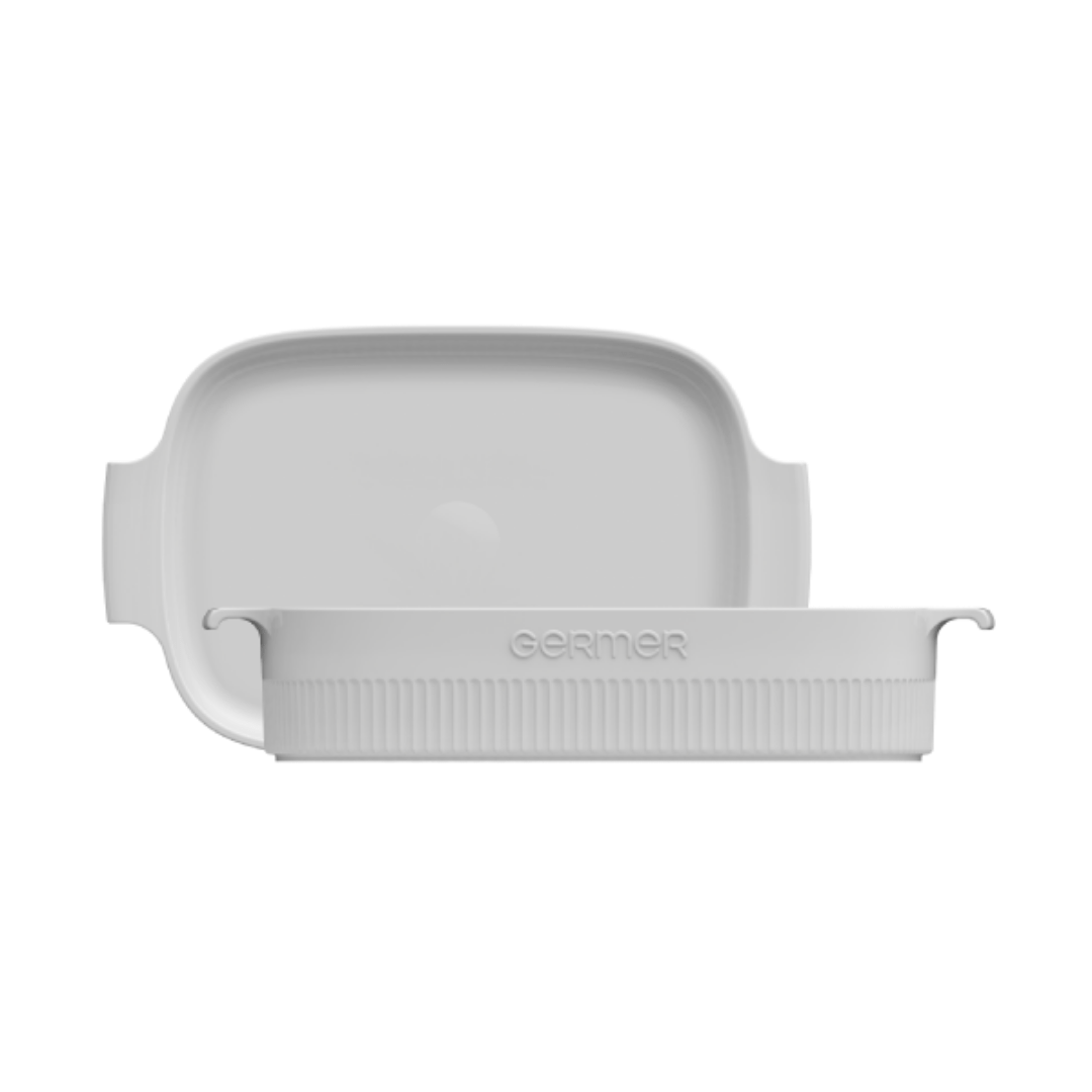 Travessa Retangular Branca 30cm - Ela Decora