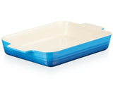 Travessa Retangular Classic Azul Marseille 32cm Le Creuset - Ela Decora