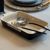 Travessa Retangular Classic Preto 26cm Le Creuset - Ela Decora