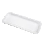 Travessa Retangular Durable em Porcelana Alto Relevo Branco 32cm - Ela Decora