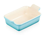 Travessa Retangular Heritage Azul Caribe 26cm Le Creuset - Ela Decora