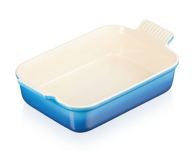 Travessa Retangular Heritage Azul Marseille 26cm Le Creuset - Ela Decora