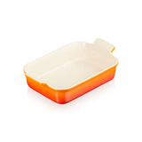 Travessa Retangular Heritage Laranja 19cm Le Creuset - Ela Decora