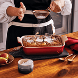 Travessa Retangular Heritage Vermelha 26cm Le Creuset - Ela Decora