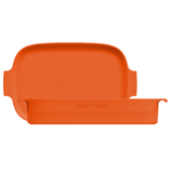 Travessa Retangular Laranja 37cm - Ela Decora