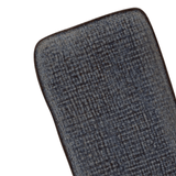 Travessa Retangular Média Juta Titanium 27cm - Ela Decora