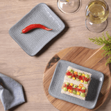 Travessa Retangular Pequena Juta Dust 18cm - Ela Decora