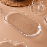 Travessa Cristal de Chumbo Oval Pearl 30cm