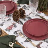 Trilho de Mesa Coloratta Bosque 170cm x 45cm Natal - Ela Decora