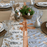 Trilho de Mesa Laço Páscoa 45cm - Ela Decora