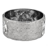 Vaso Cachepot Decorativo Cromado - Ela Decora