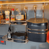 Vaso Cachepot Decorativo Preto e Rose Gold em Cimento (M) - 11 cm - Ela Decora