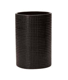 Vaso Cachepot em Cerâmica Preto 21cm x 14cm - Ela Decora