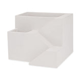 Vaso Cachepot em Cimento Cinza 15cm - Ela Decora