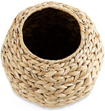 Vaso Cachepot Fibra Natural 21 cm - Ela Decora