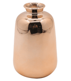 Vaso de Cerâmica Rose Gold 10cm - Ela Decora