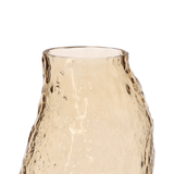 Vaso de Vidro Âmbar 30cm - Ela Decora