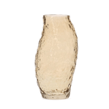 Vaso de Vidro Âmbar 30cm - Ela Decora