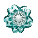 Vaso de Vidro Murano Flat Italy Azul Verde Tiffany 21cm - Ela Decora