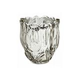 Vaso Decorativo Cachepot Champanhe Vidro - 7 cm - Ela Decora