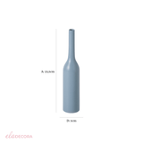 Vaso Decorativo em Cerâmica Azul 23cm - Ela Decora