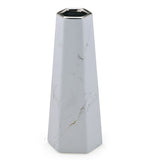 Vaso Decorativo Pilar Cromado 25cm x 10cm - Ela Decora