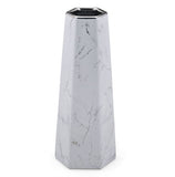 Vaso Decorativo Pilar Cromado 29,5cm x 11,5cm - Ela Decora