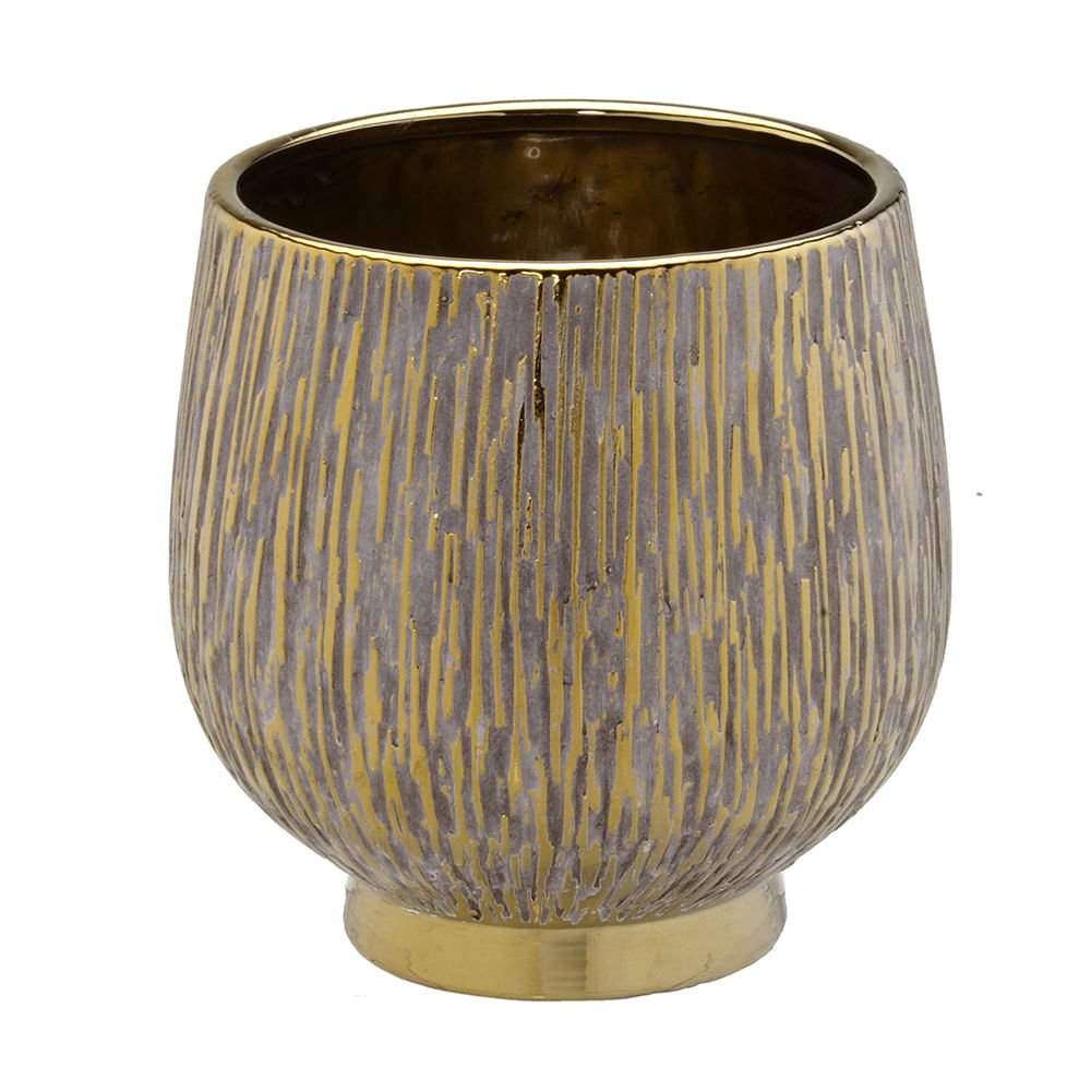 Vaso Decorativo Rustico 20cm - Ela Decora
