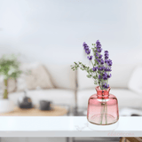 Vaso Decorativo Transparente Rose Gold 10cm - Ela Decora