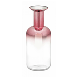 Vaso Decorativo Vidro Degrade Rose Gold - 15 cm - Ela Decora