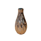 Vaso Difusor Enfeite Decorativo em Porcelana Rose Gold - 11 Cm - Ela Decora