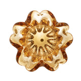 Vaso Murano de Vidro Flat Italy Âmbar 21 cm - Ela Decora