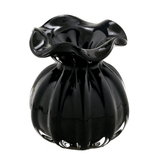 Vaso Murano de Vidro Preto 12,5cm - Ela Decora