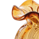 Vaso Murano Trouxinha de Vidro Italy Ambar 13cm - Ela Decora