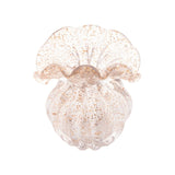 Vaso Murano Trouxinha de Vidro Italy Dourado 11,5cm - Ela Decora