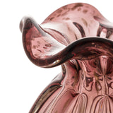 Vaso Murano Trouxinha de Vidro Italy Púrpura e Rose - 13 cm - Ela Decora