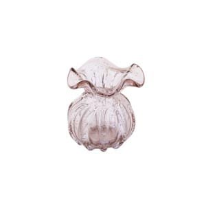 Vaso Murano Trouxinha de Vidro Italy Rosa Claro 11 cm - Ela Decora