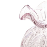 Vaso Murano Trouxinha de Vidro Italy Rosa Claro 11cm - Ela Decora