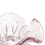 Vaso Murano Trouxinha de Vidro Italy Rosa Claro 11cm - Ela Decora