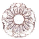 Vaso Murano Trouxinha de Vidro Italy Rosa Claro e Dourado 11cm - Ela Decora