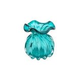 Vaso Murano Trouxinha de Vidro Italy Tiffany 11 cm - Ela Decora