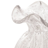 Vaso Murano Trouxinha de Vidro Italy Transparente 13 cm - Ela Decora