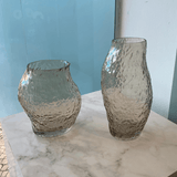 Vaso de Vidro Âmbar 30cm