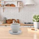 Xícara de Café com Pires Mail Order Baunilha 90ml - Ela Decora