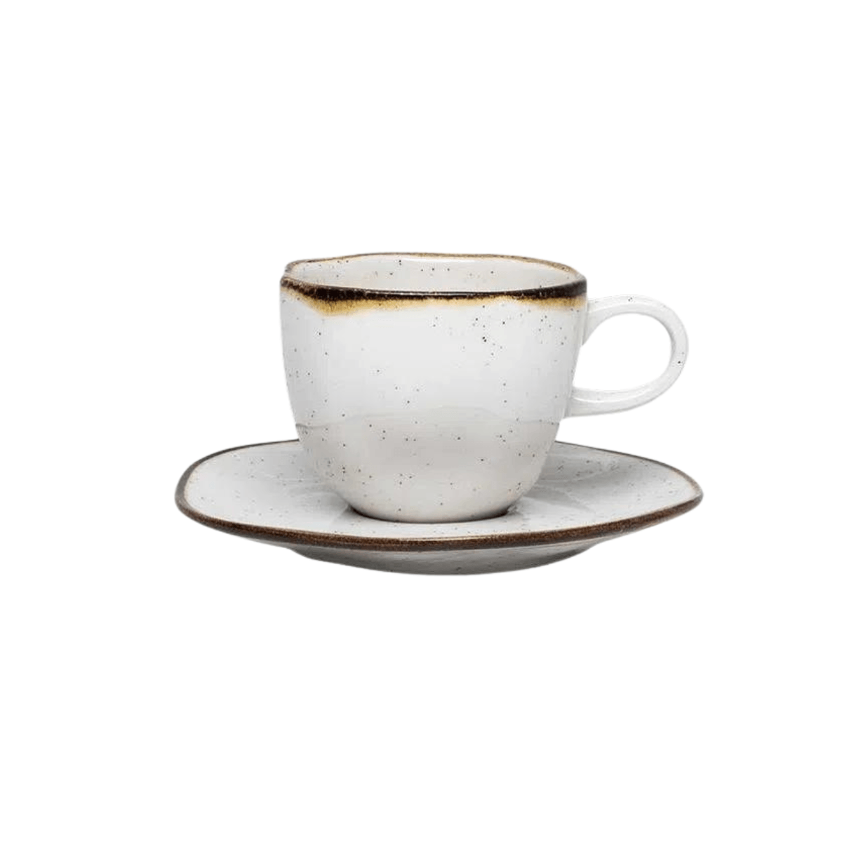 Xicara de Café com Pires Maresia 75ml - Ela Decora