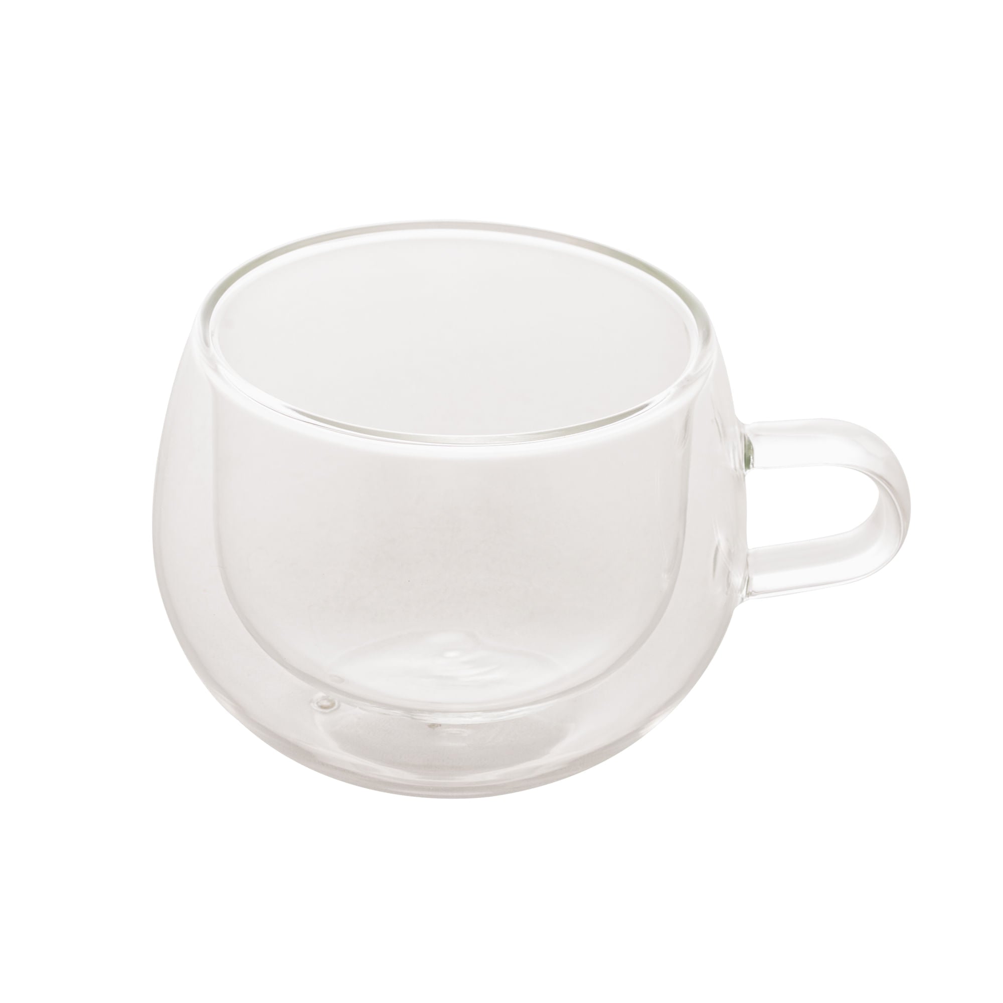 Xícara de Café Parede Dupla Vidro Borossilicato 240ml - Ela Decora